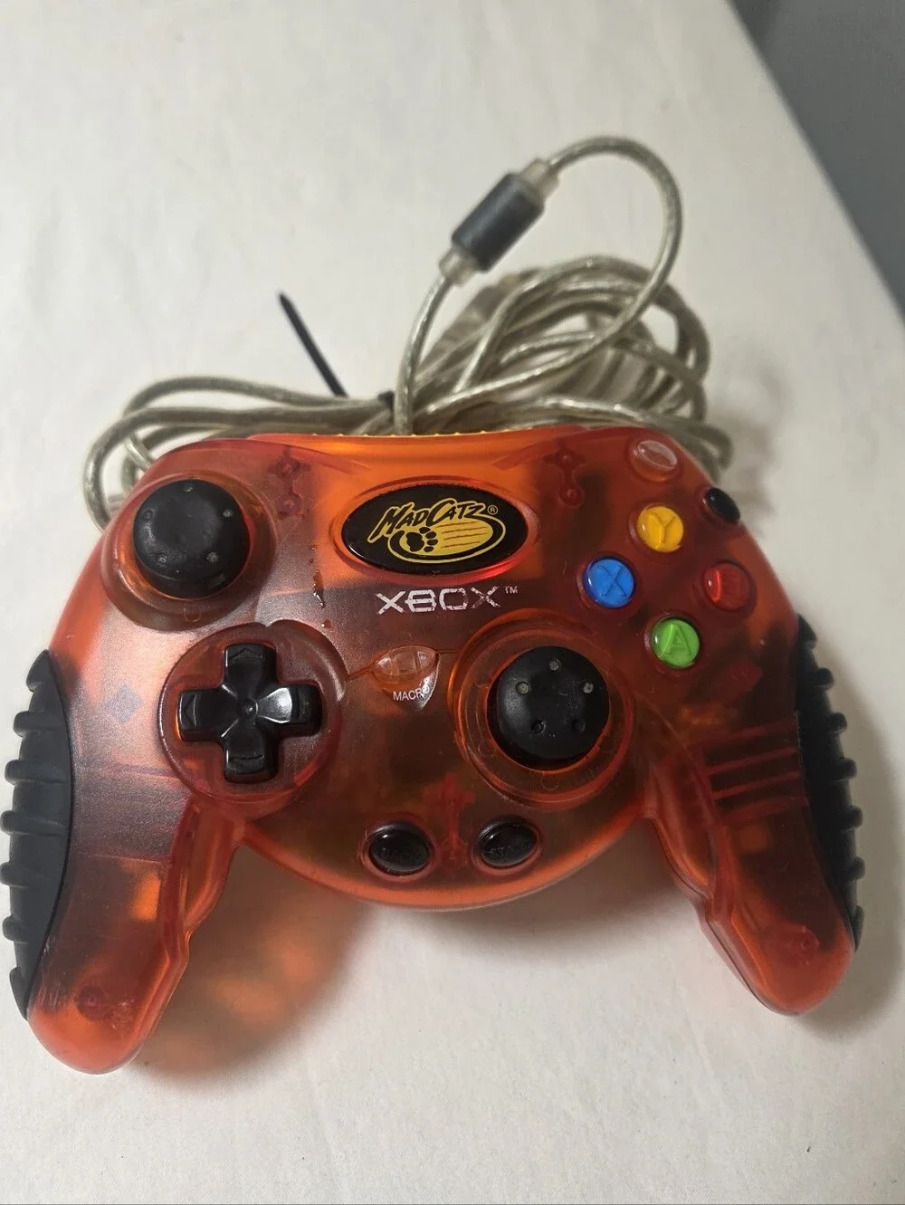 Mad Catz Wired Xbox Game Pad Controller (4526) - Transparent Orange